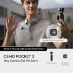 DJI Osmo Pocket 3 Vlog Combo (DJI Mic Mini Transmitter Infinity Black) - Image 8